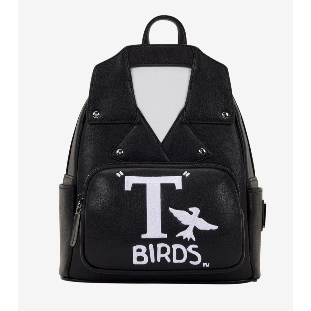 NWT Loungefly Grease Movie T-Birds Leather Jacket Cosplay 80s‎ Figural Backpack